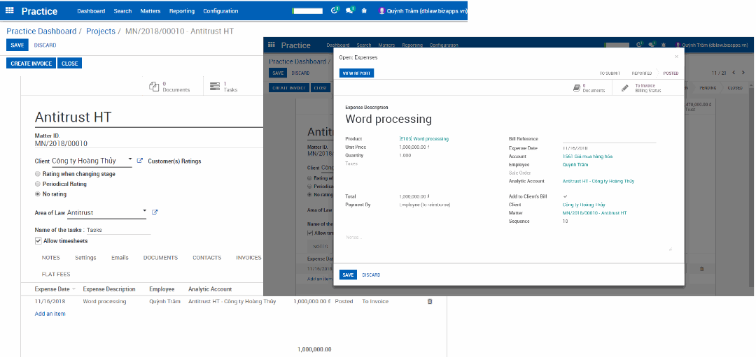 Odoo image and text block
