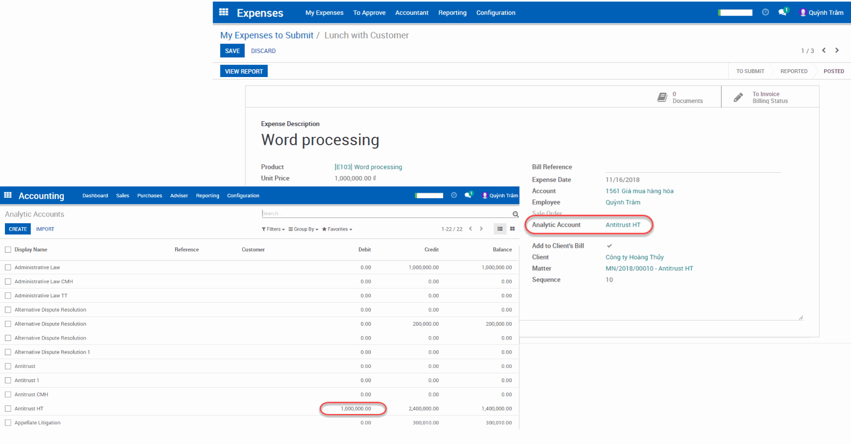 Odoo text and image block