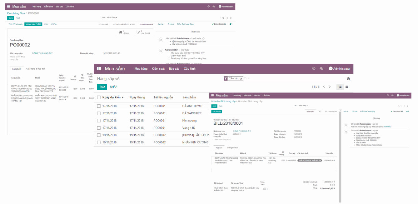 Odoo text and image block