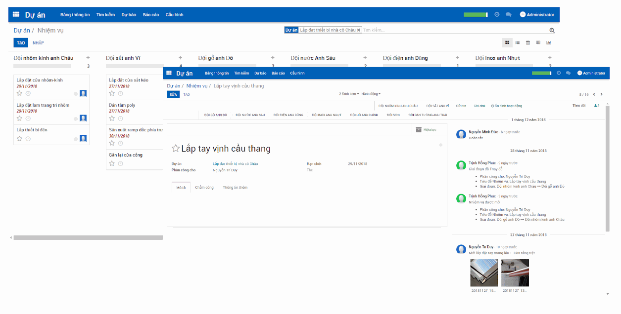 Odoo image and text block