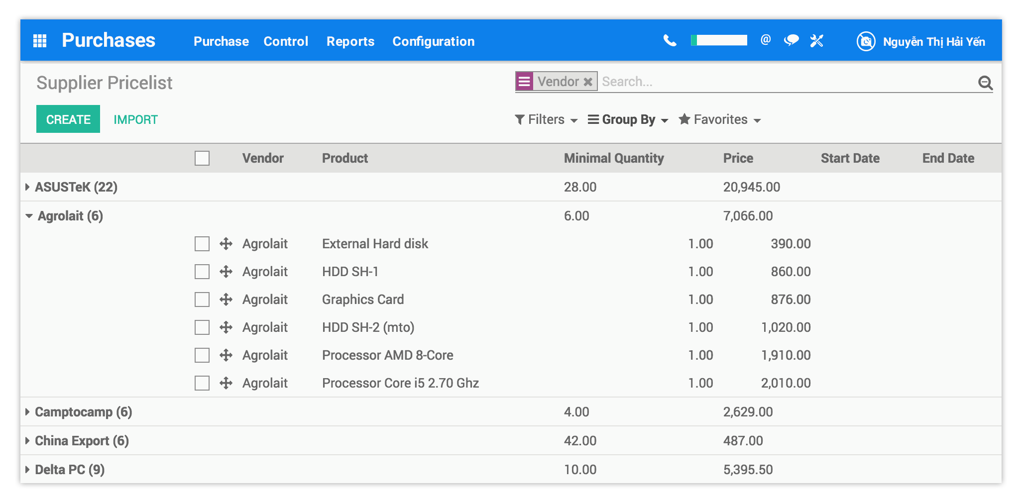 Odoo image and text block