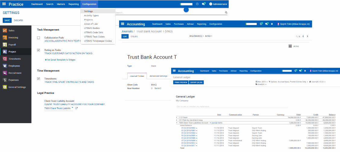 Odoo text and image block