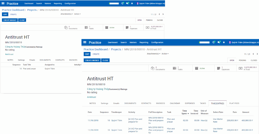 Odoo text and image block