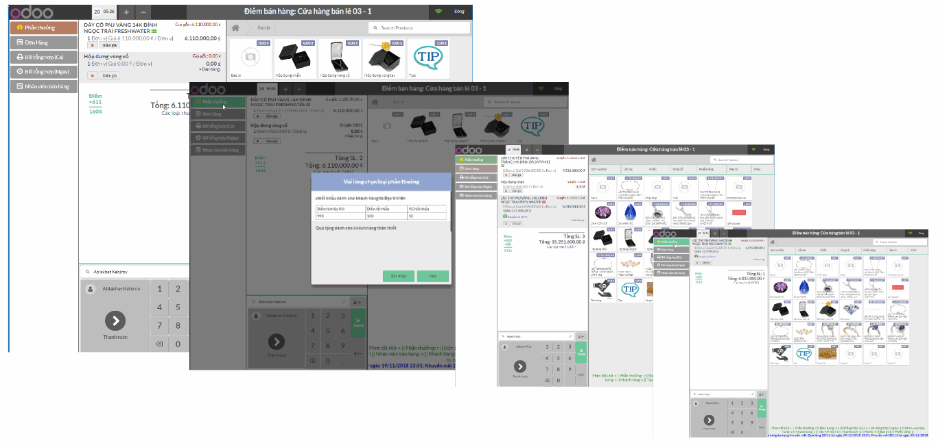 Odoo image and text block