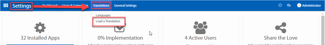 Odoo text and image block