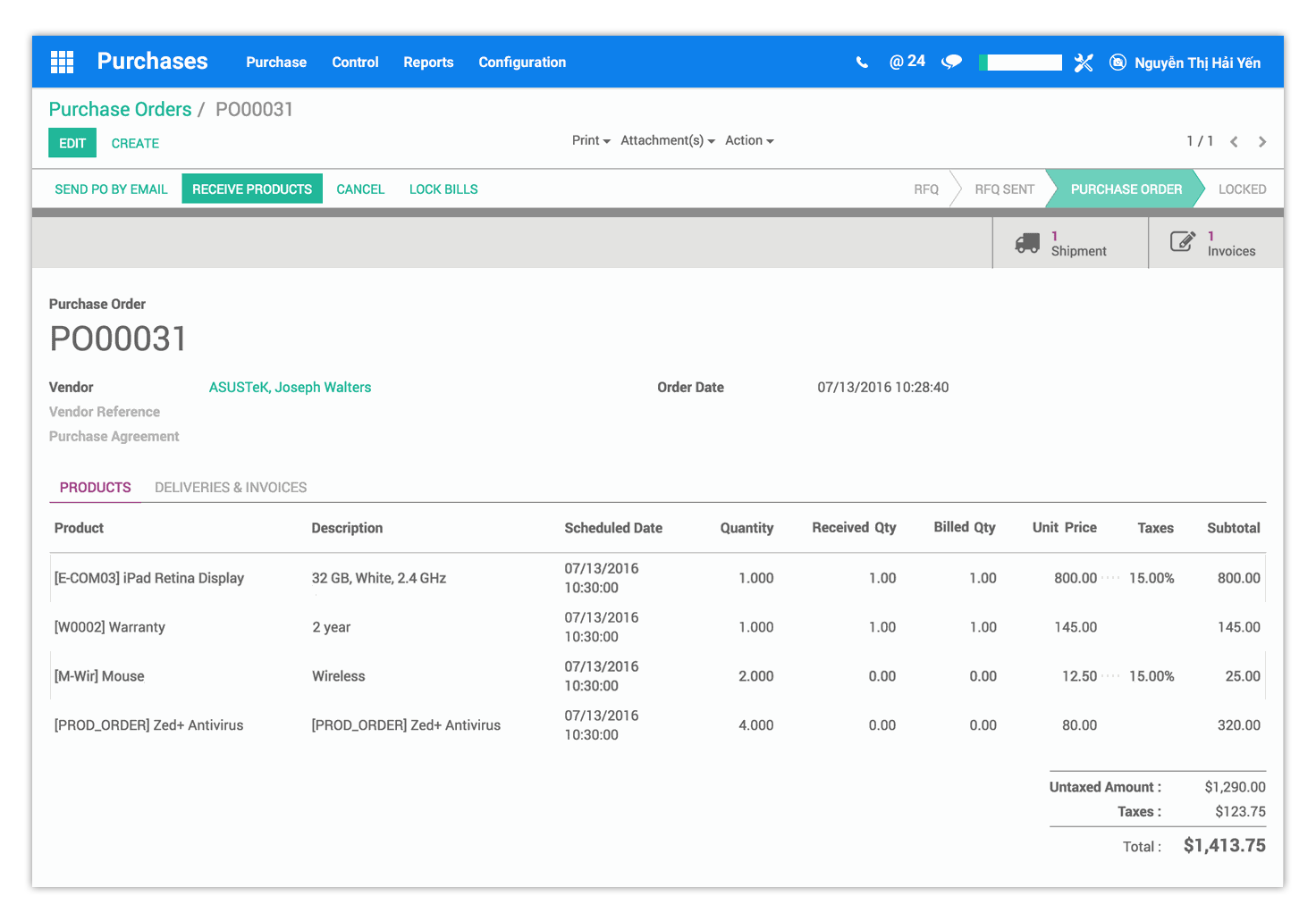 Odoo text and image block