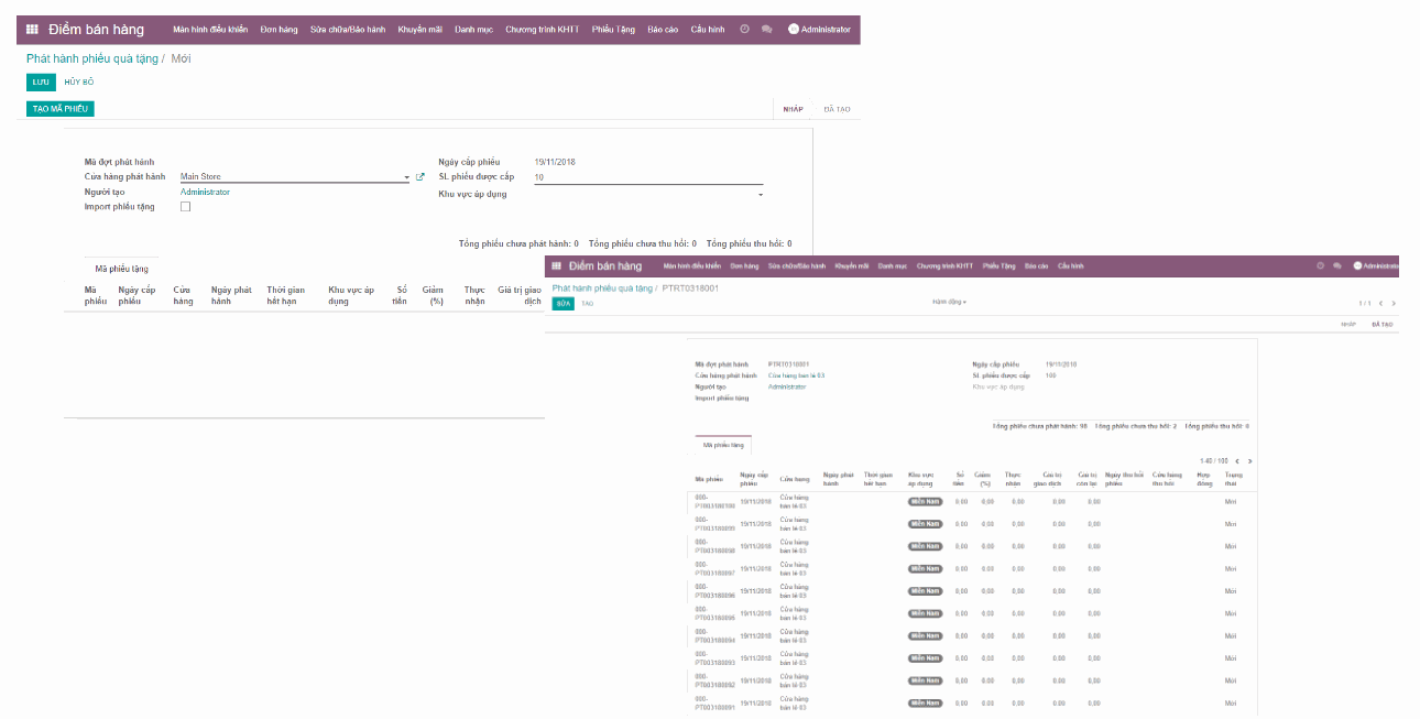 Odoo text and image block