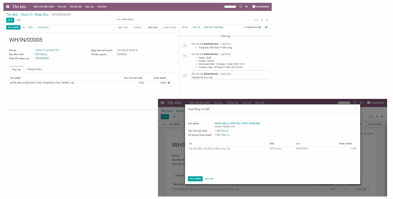 Odoo text and image block