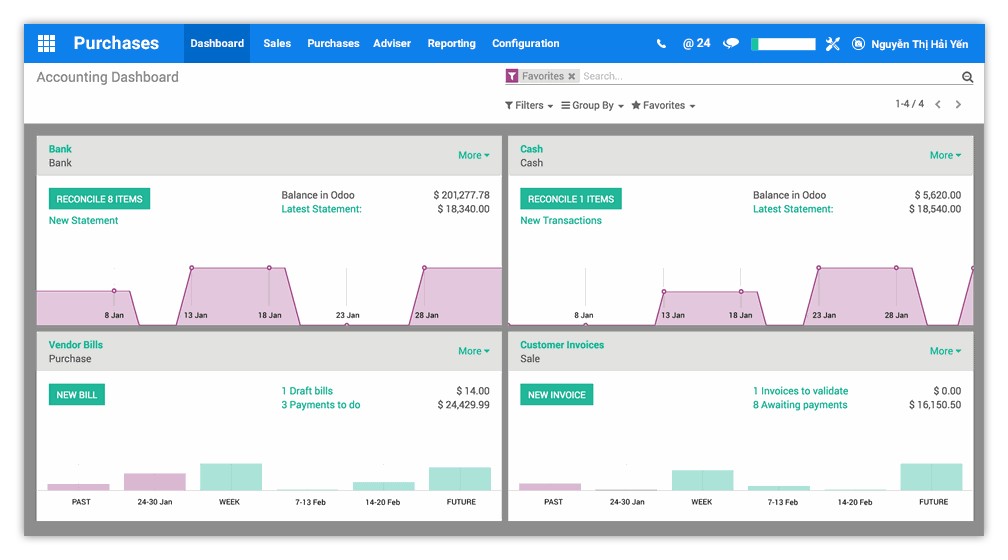 Odoo image and text block