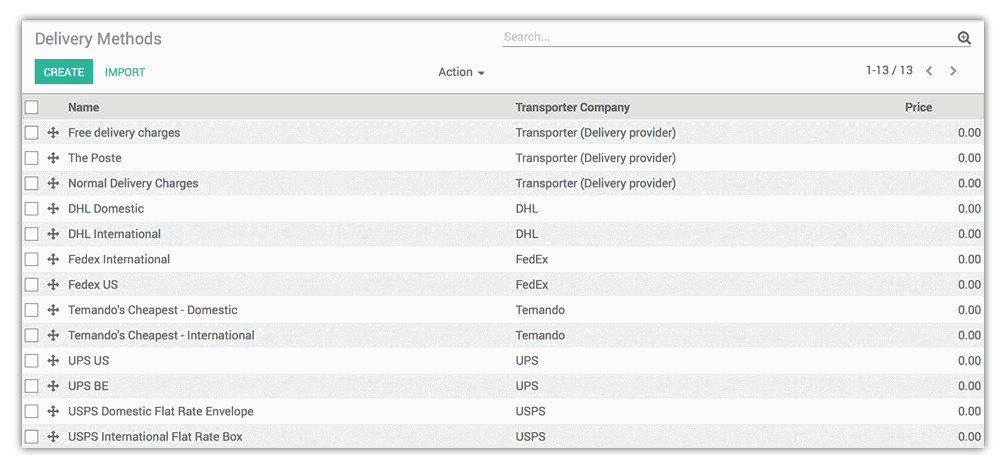 Odoo text and image block