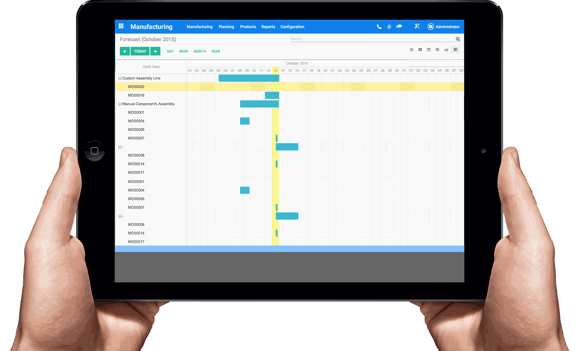 Odoo image and text block