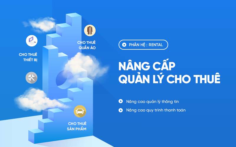 Cho thuê thiết bị / quần áo / sản phẩm